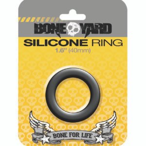Boneyard Silicone Ring 40mm Black