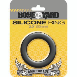Boneyard Silicone Ring 50mm Black
