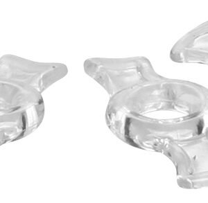 Endurance Clear 4 Ring Penis Set