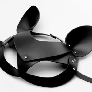 Bad Kitten Leather Cat Mask