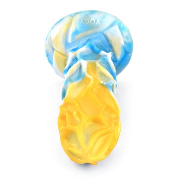 Dragon Anal Plug Gold/Blue